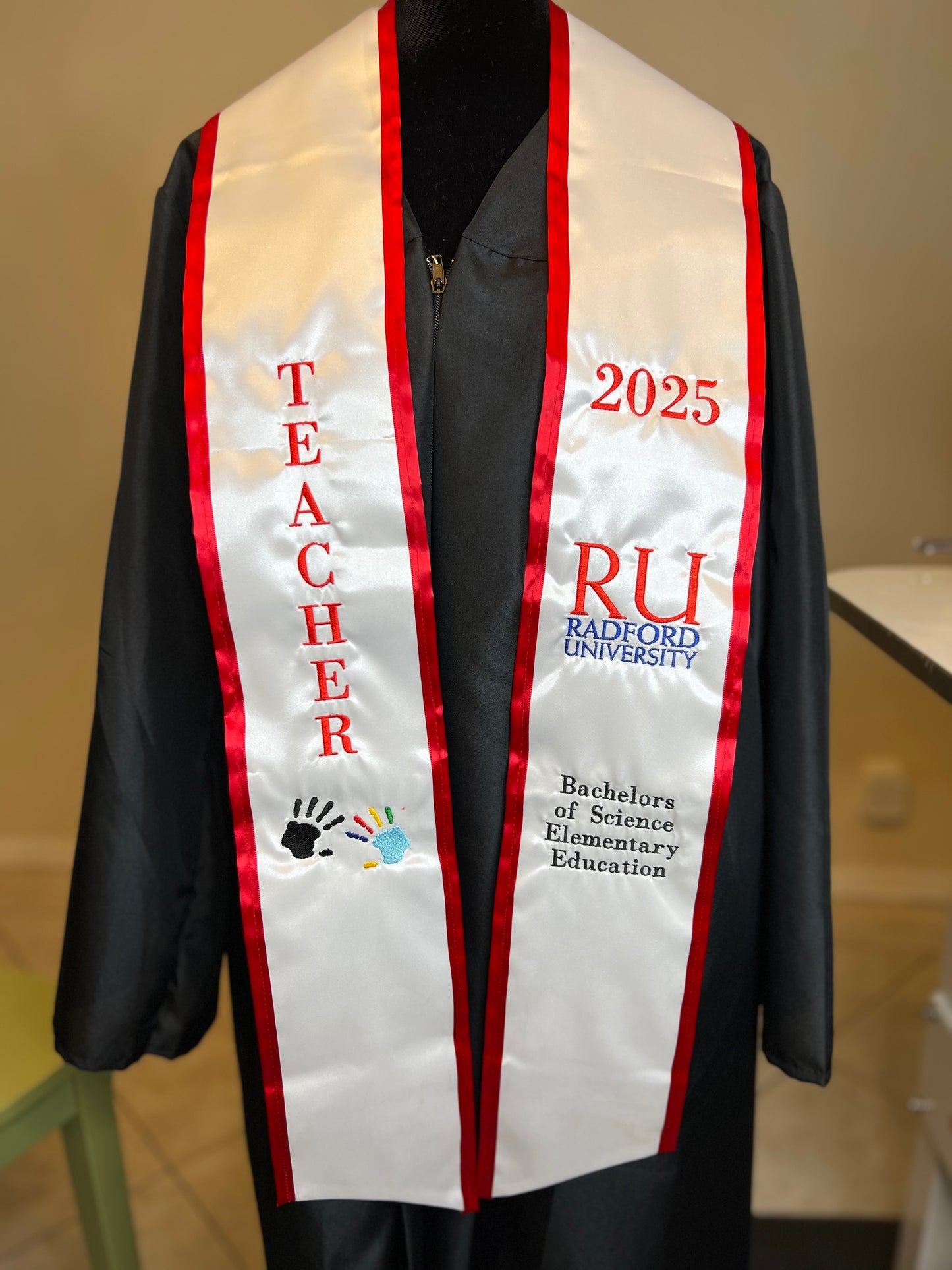 Embroidery Graduation Stole