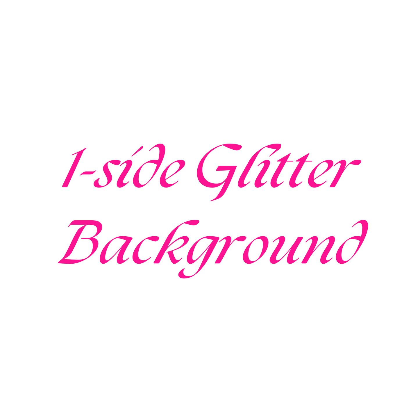 1-Side Glitter Background