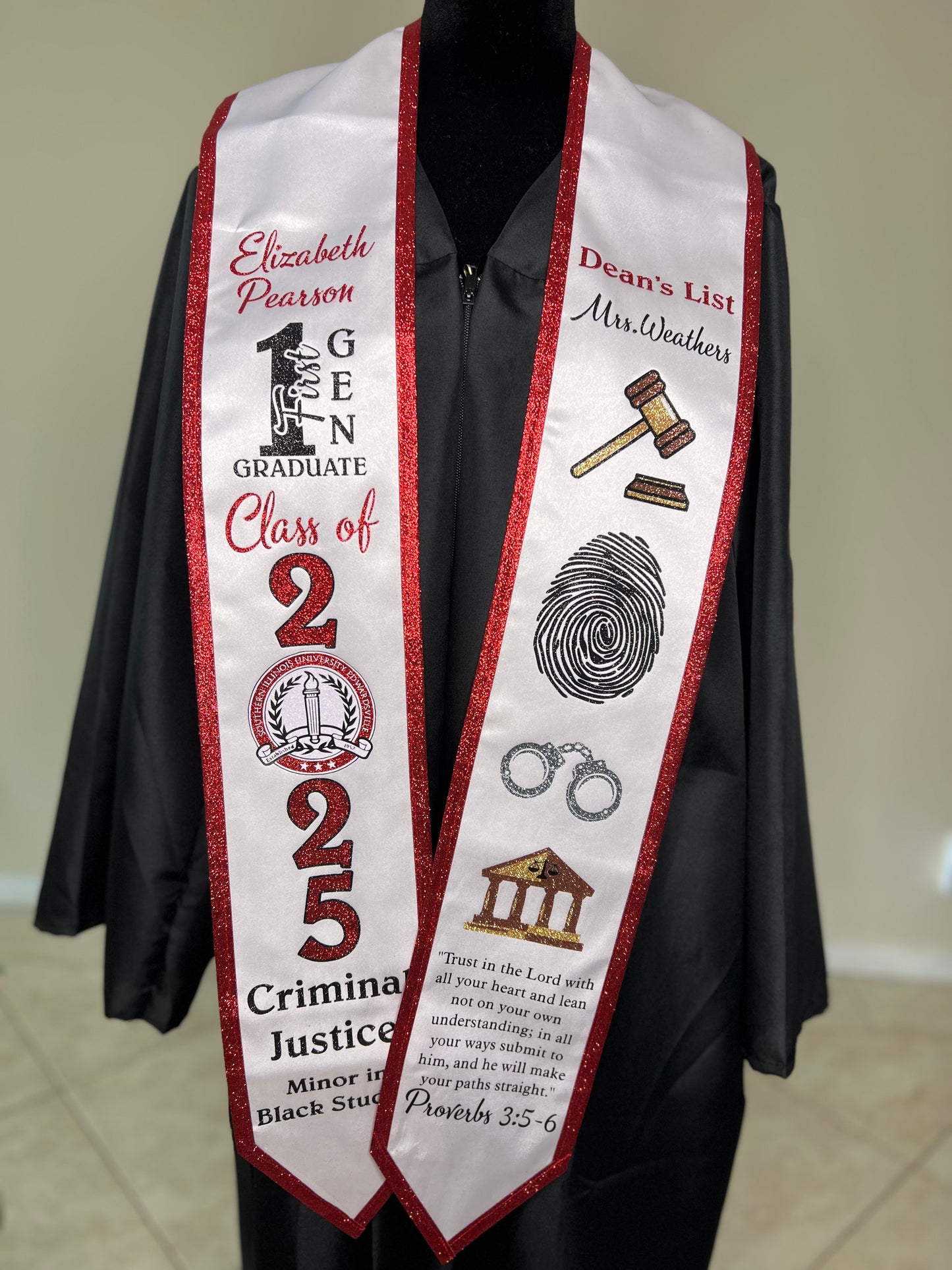 Collegiate Graduation Stole
