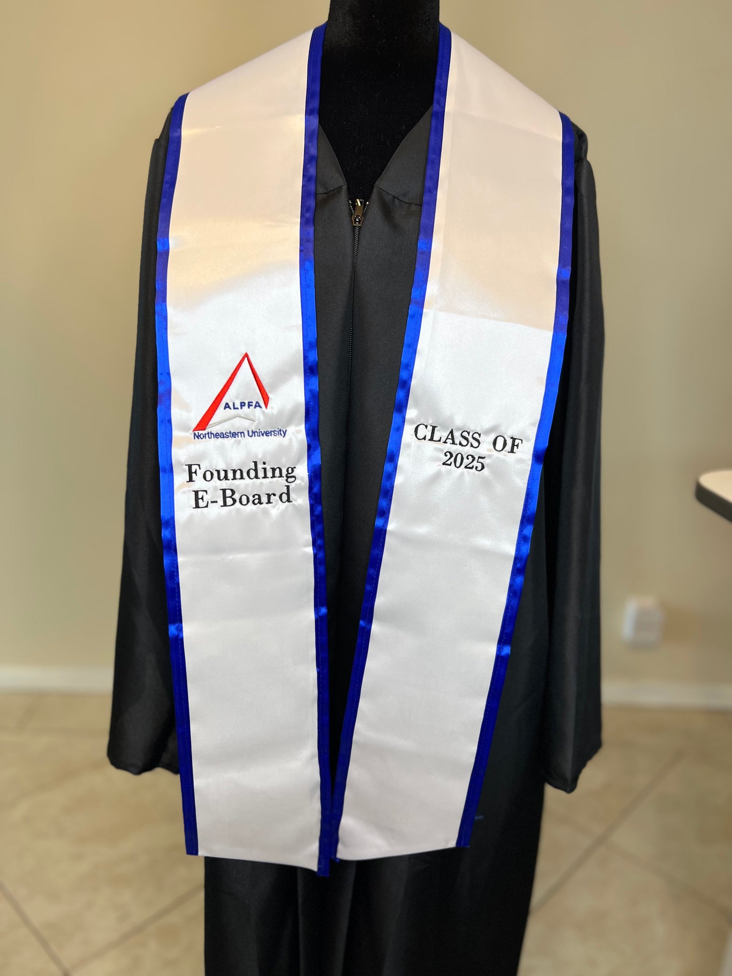 Embroidery Graduation Stole