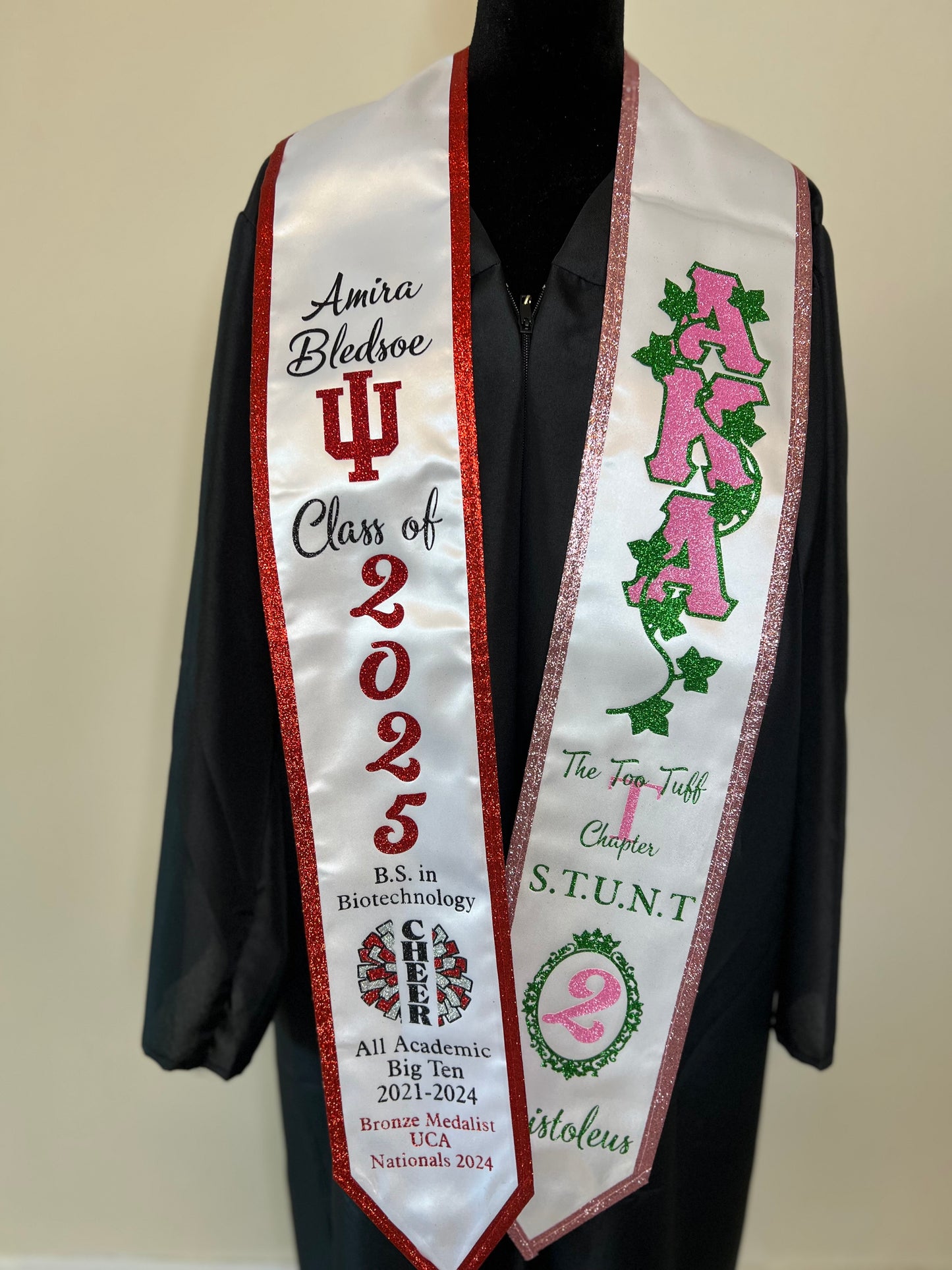 Alpha Kappa Alpha Graduation Stole