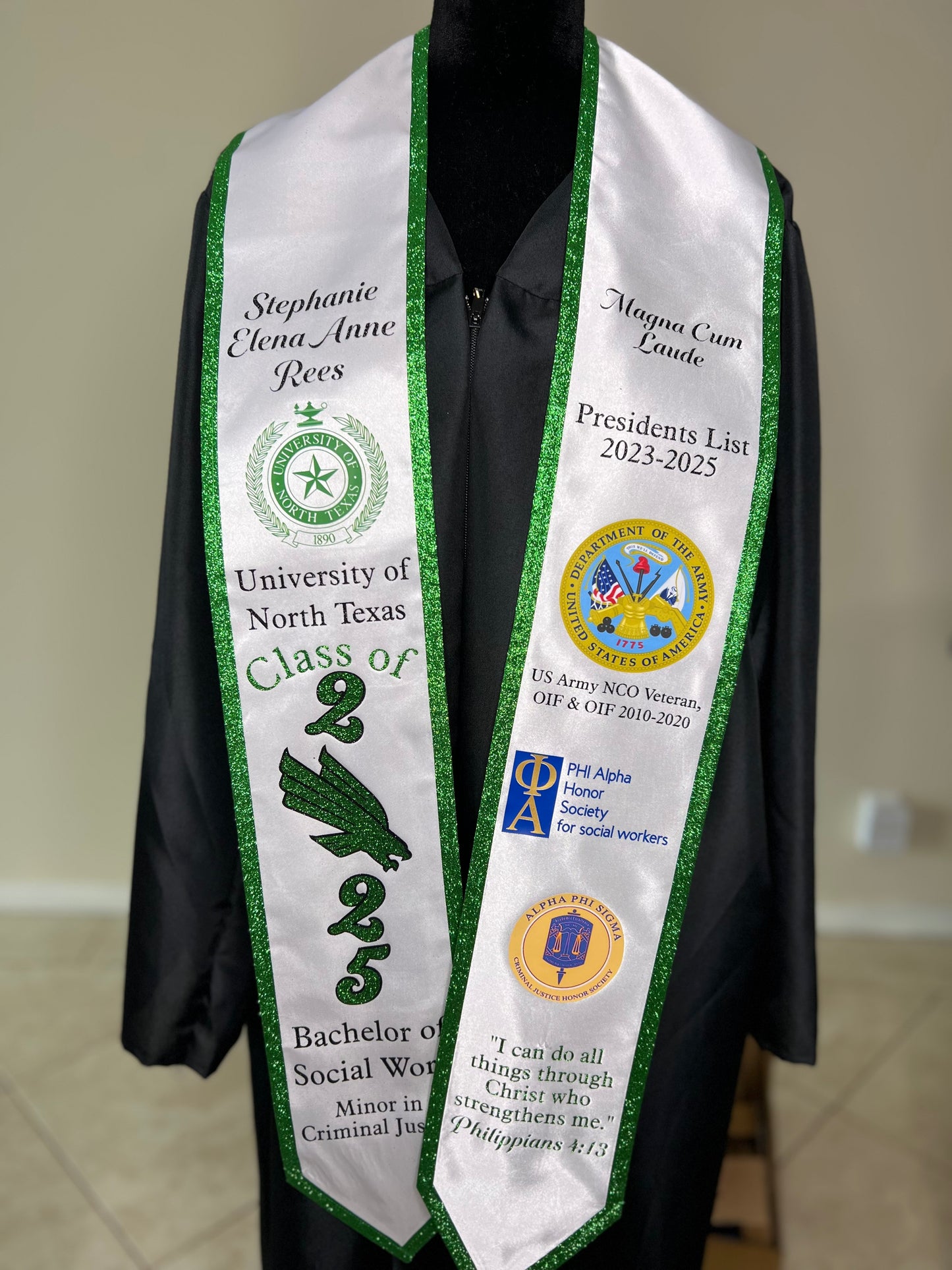 Collegiate Graduation Stole