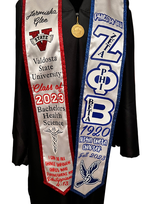 Zeta Phi Beta Graduation Stole